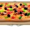 Avanti Rectangular Pizza Stone/Rack 380x300mm -US Kitchen Grill Shop 12258