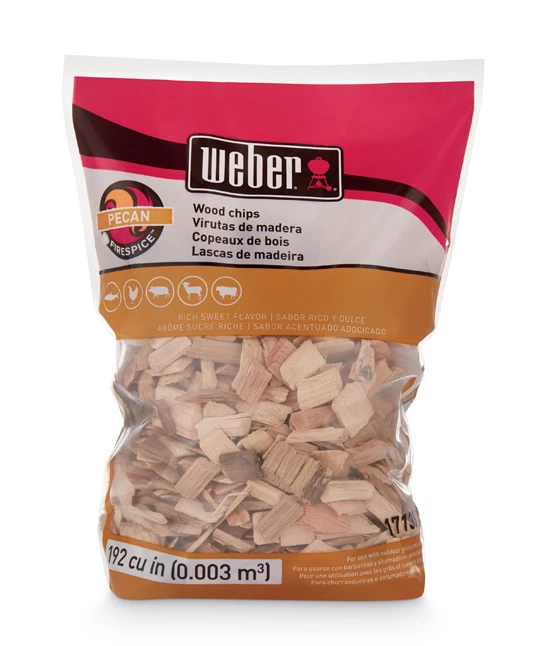 Weber Pecan Wood Chips 900g 3 Weber Pecan Wood Chips 900g