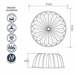 French Wreath Pan -US Kitchen Grill Shop 40874 1