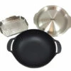 Weber GBS Cast Iron Wok & Steamer Set -US Kitchen Grill Shop 8856